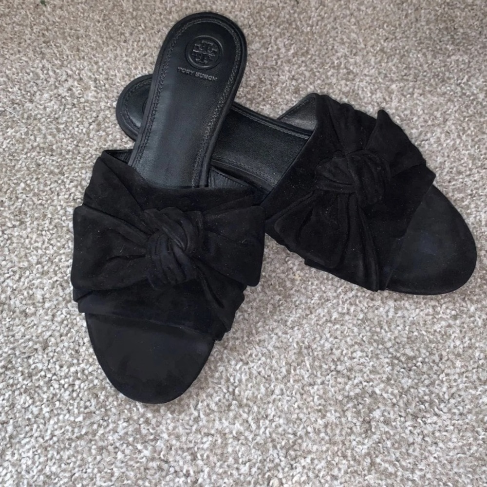 Tory Burch Annabelle Bow slides ‼️‼️